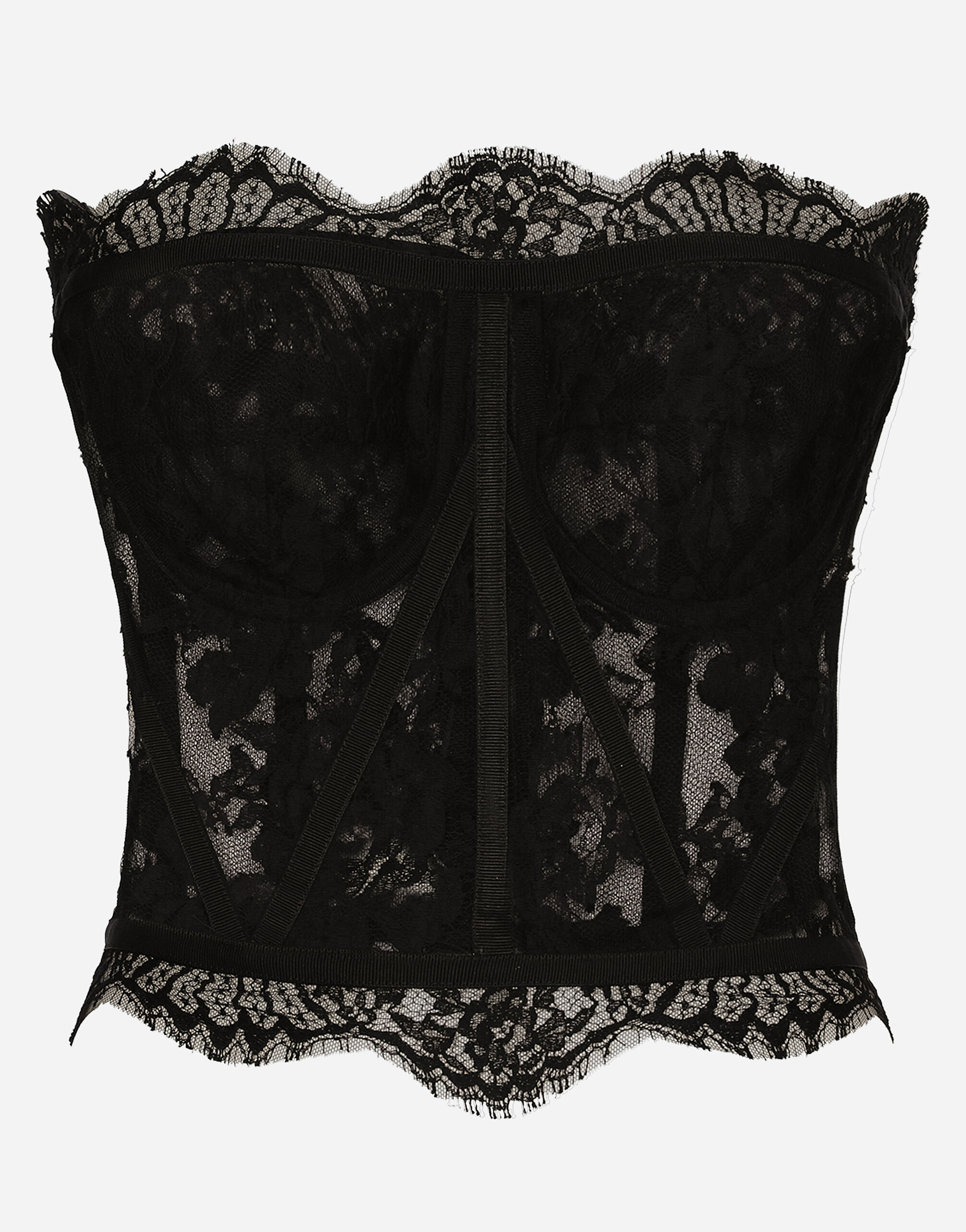 Dolce & Gabbana Lace bustier Print F6ZT1THS5Q2