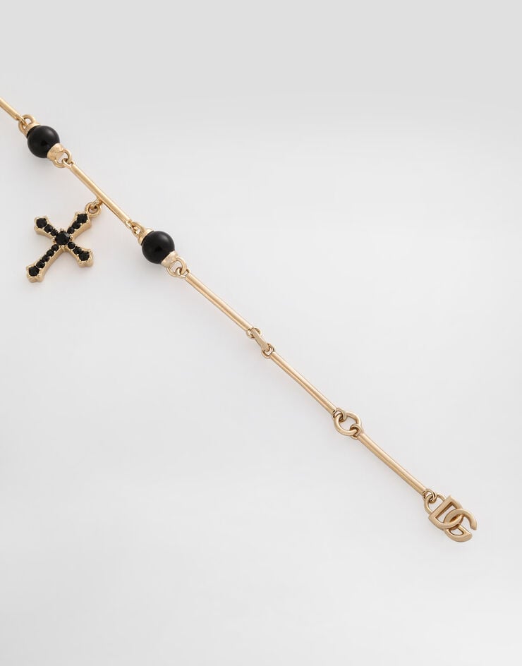 Dolce & Gabbana Bracelet with cross charms Gold WBQ2D4W1111
