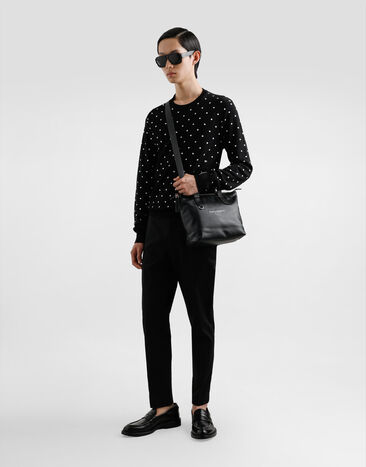 Dolce & Gabbana Small calfskin shopper Black BM2384A6E48