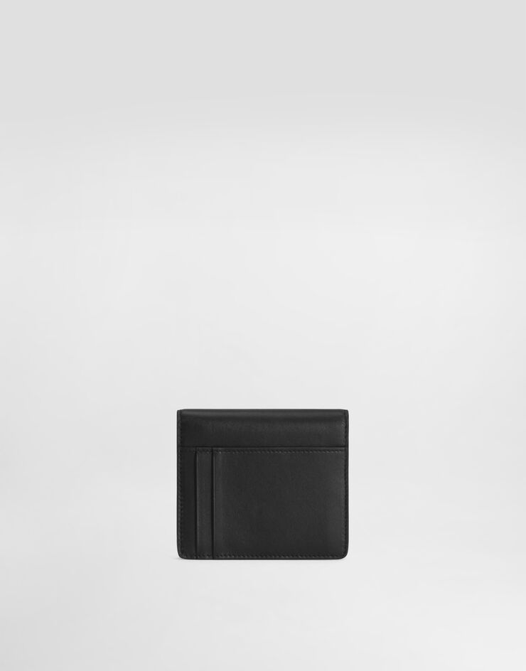 Dolce & Gabbana Geldbörse aus Kalbsleder mit DG-Logo Dolce & Gabbana Geldbörse aus Kalbsleder mit DG-Logo Schwarz BI3339AK274