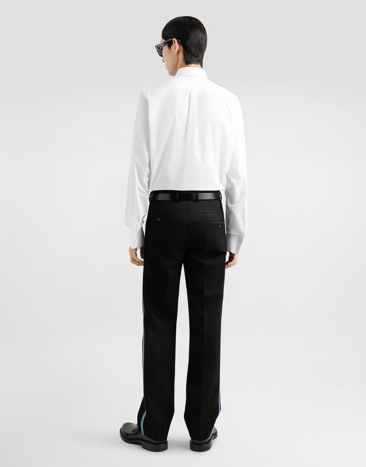 Dolce & Gabbana Tailored wool pants Black GP0K4TFU21E