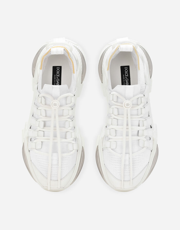 Mixed-material Airmaster sneakers in White for Men | Dolce&Gabbana®