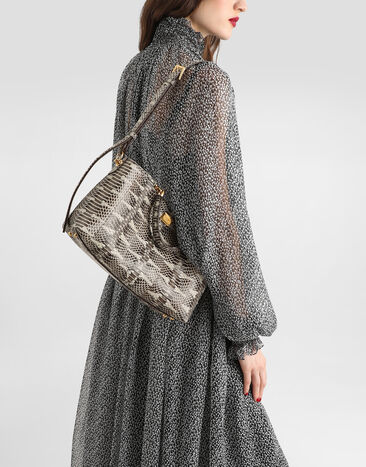 Dolce & Gabbana 숄더, 크로스바디 백 Vittoria 미디엄 엘라페 소재 화이트 BB7896A3N36