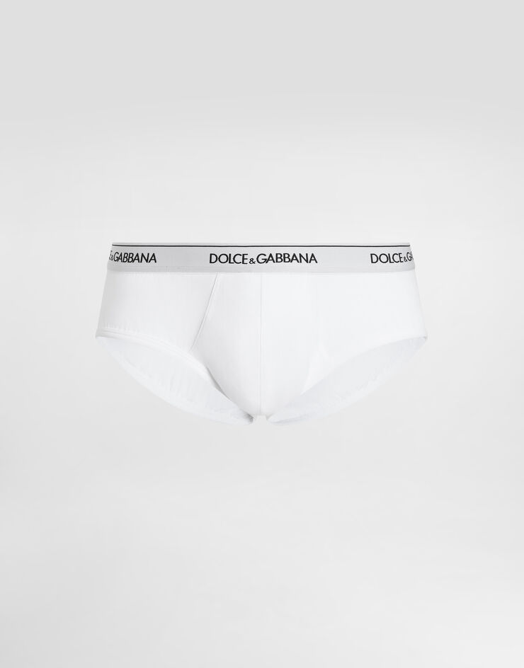Dolce & Gabbana Paquete de 3 slips regular Brando de punto elástico Multicolor M9D81JONN95