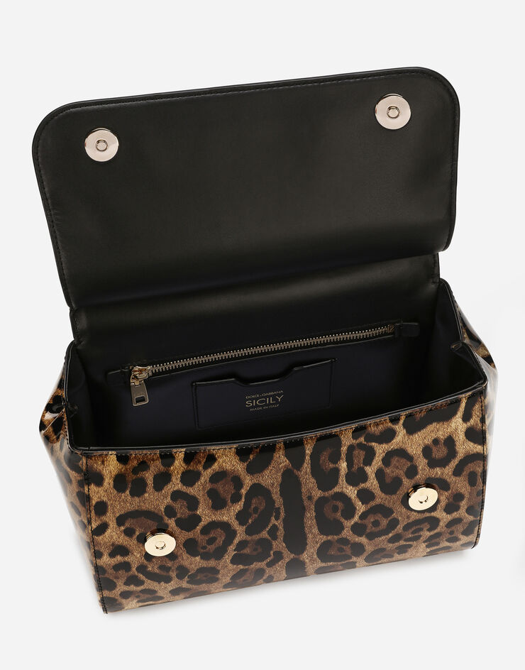 Dolce & Gabbana Large Sicily handbag Animal Print BB6002AM568