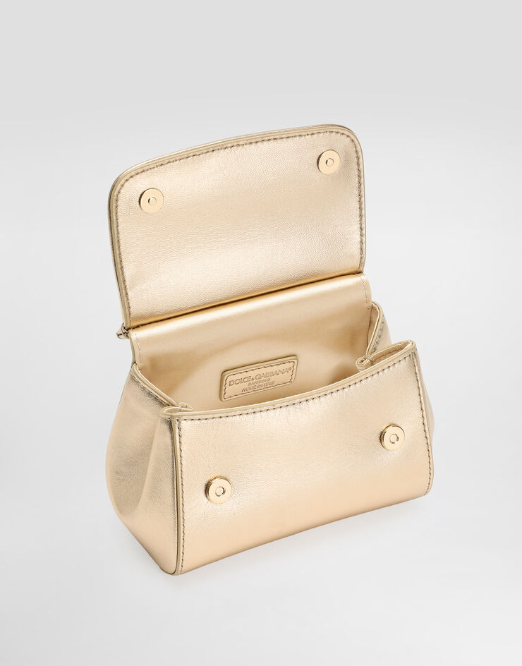 Dolce & Gabbana Mini sac à main Sicily Doré EB0003AA746