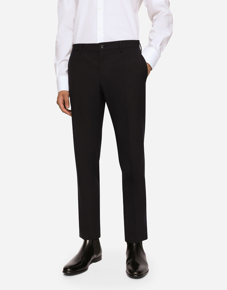 Dolce & Gabbana Stretch wool Sicilia-fit suit синий GKPQMTFUBF2