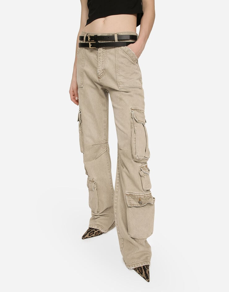 Dolce&Gabbana Pantalón cargo vaquero Multicolor FTCR5DG8HT3