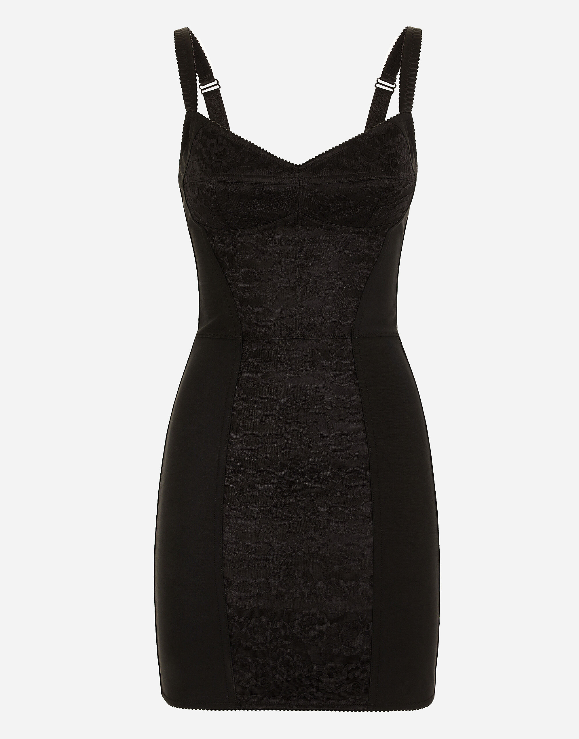 Dolce & Gabbana فستان نمط كورسيه أسود BB6003A1001