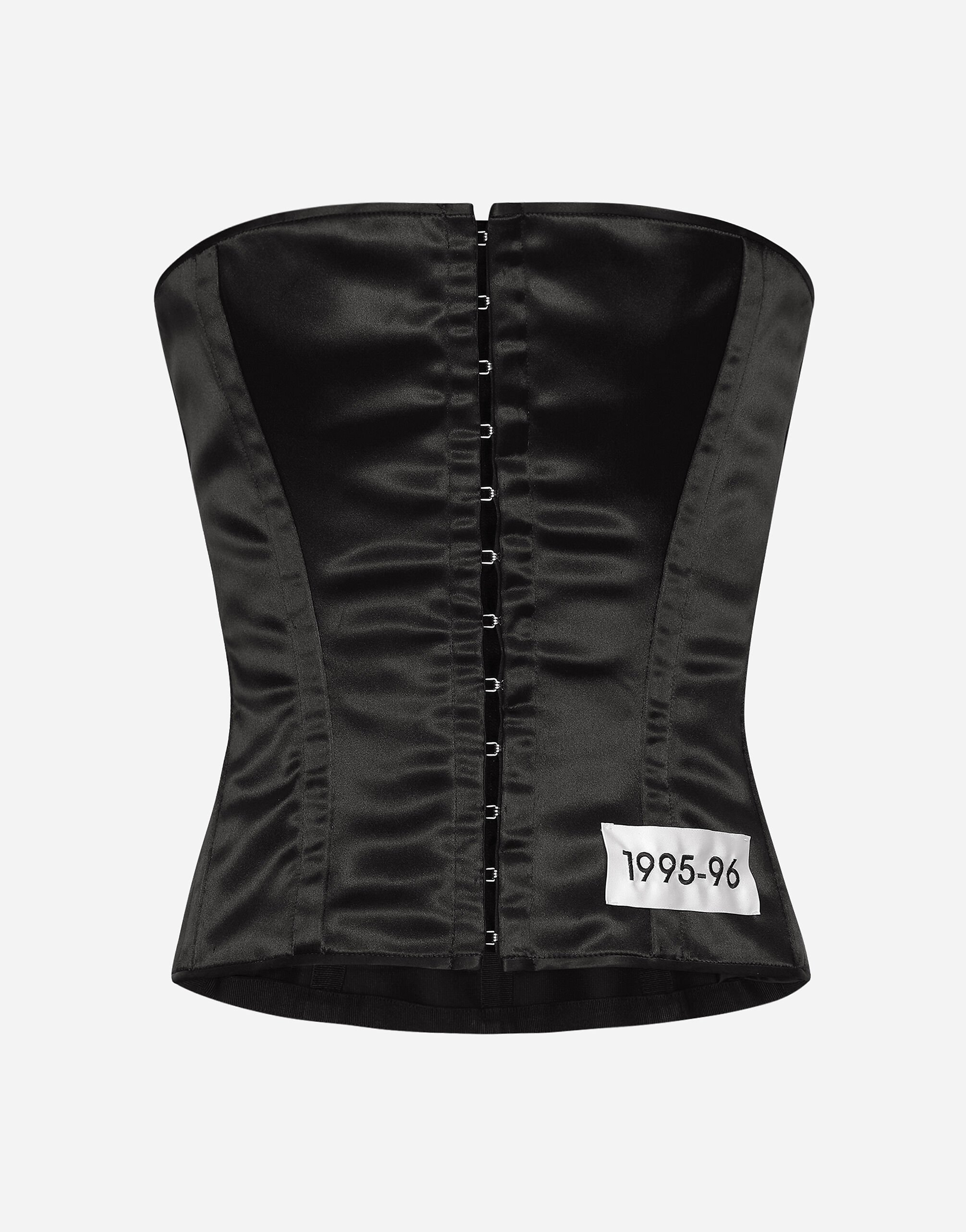 Dolce & Gabbana Corset with Re-Edition label Black VG6186VN187