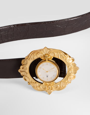 Dolce & Gabbana Caiman belt Brown BC5017A2J68