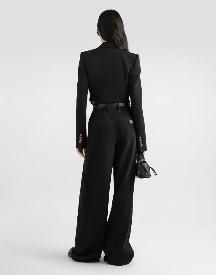 Dolce & Gabbana Small rose bouquet-print satin shirt Multicolor F5T17TFSA8G