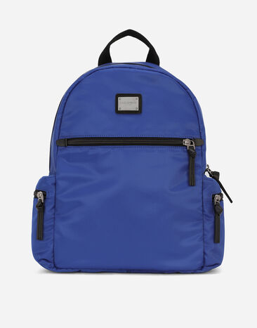 Dolce & Gabbana Nylon backpack Azul L4JTBLG7M4S