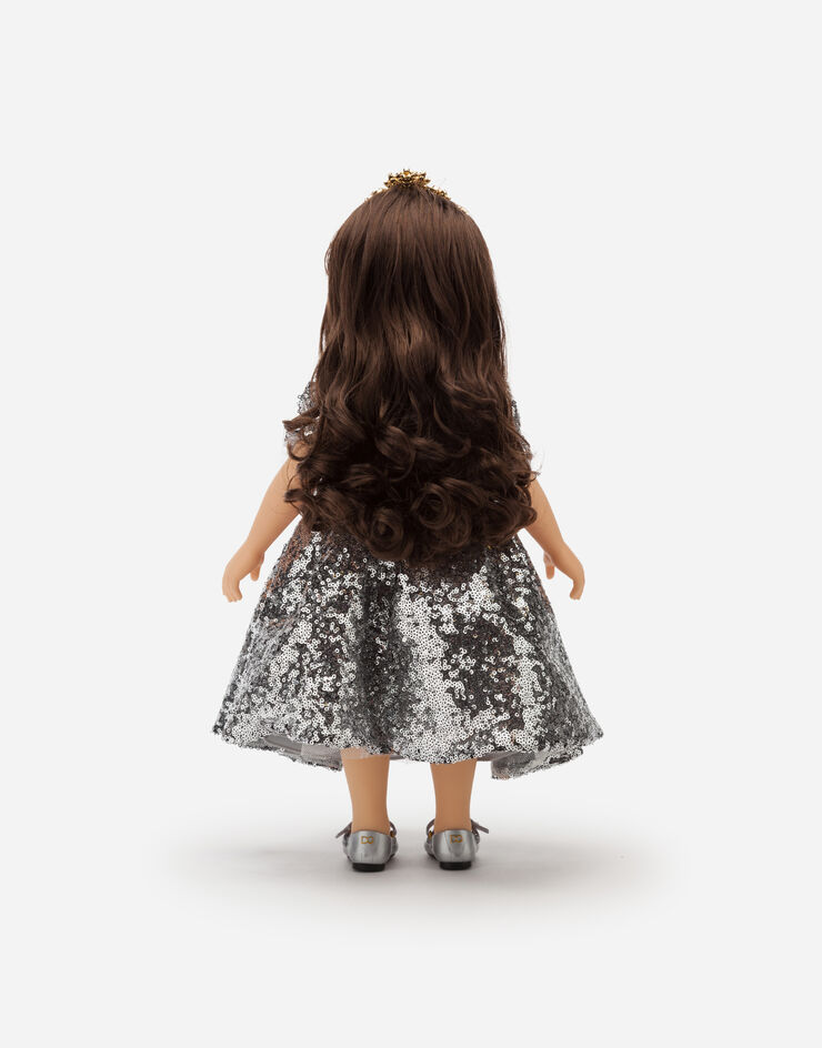 Dolce & Gabbana Doll with sequined dress Multicolor LCJA21G7VAZ