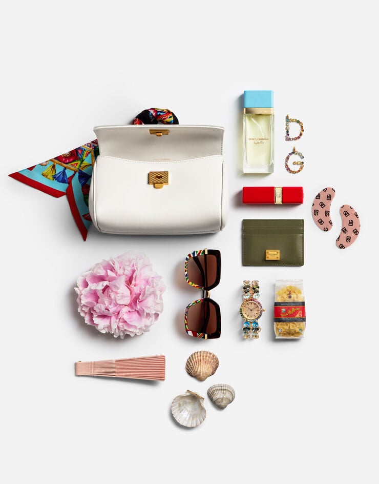 Dolce & Gabbana Mini My Sicily handbag in calfskin White BB7864B7321