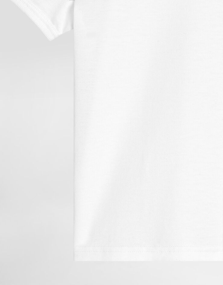 Dolce & Gabbana Short-sleeved jersey t-shirt two-pack White L4J703ON00H