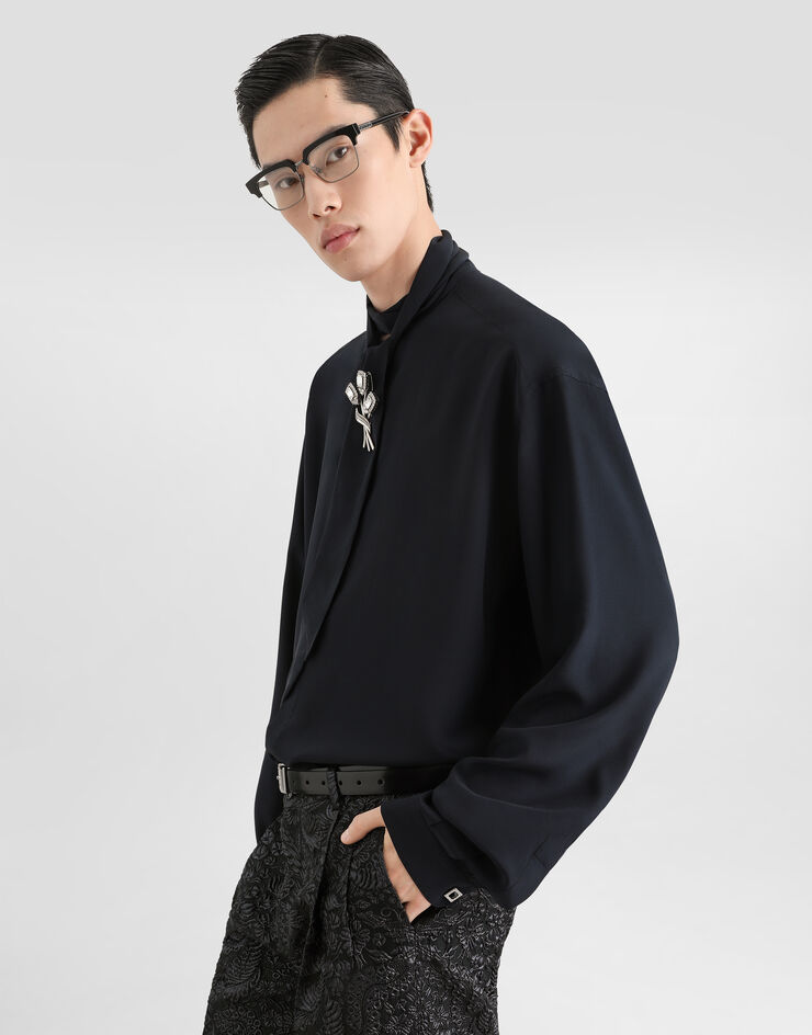 Dolce & Gabbana Crêpe de chine shirt  G5LR8TFU1U7