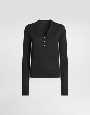 Dolce & Gabbana Cashmere pullover Grey FXY43TJBW2R