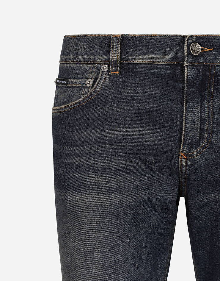 Dolce & Gabbana Jeans slim in denim stretch Multicolore GY07CDG8KY6