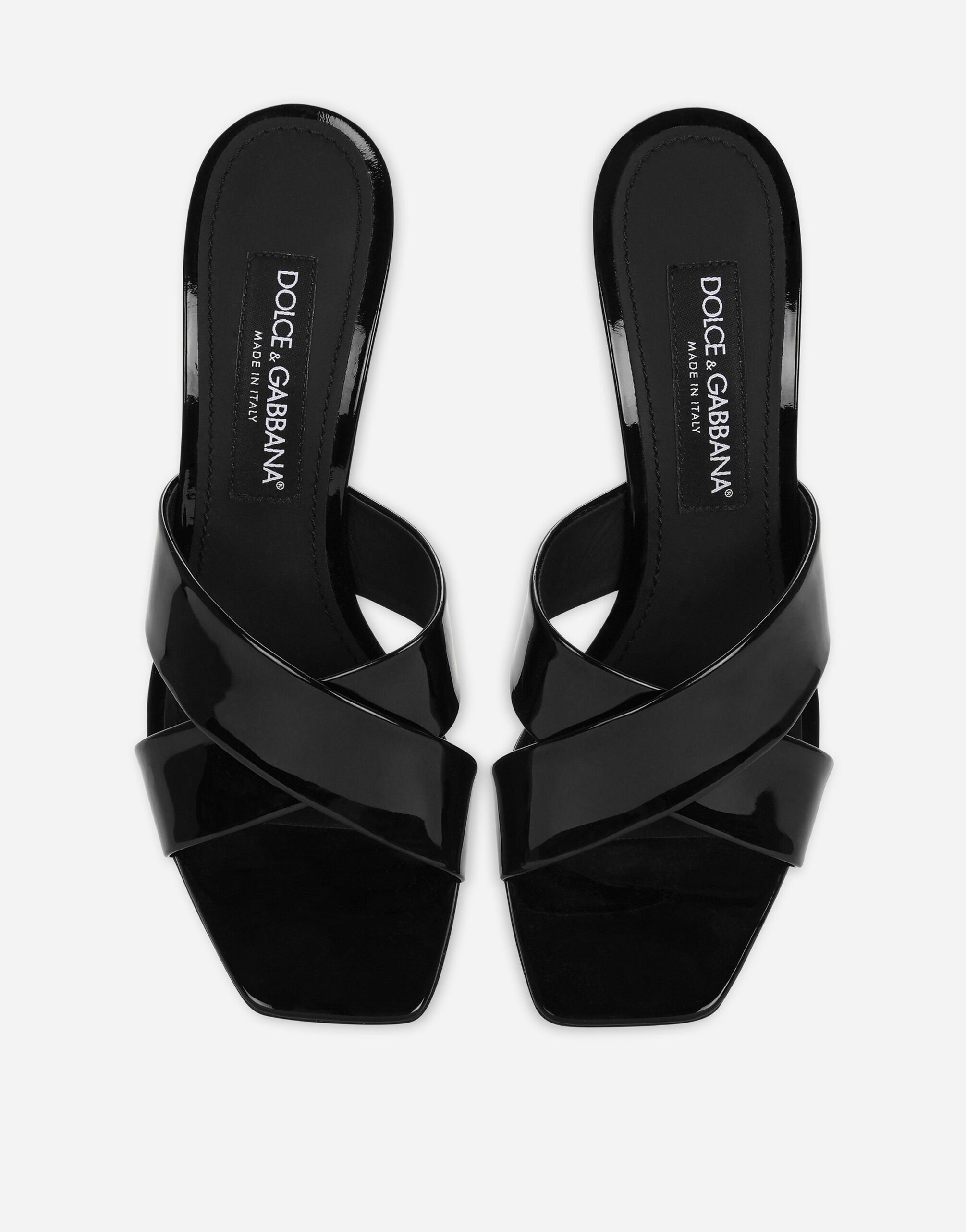 Patent leather 3.5 mules in Black for Women | Dolce&Gabbana® US