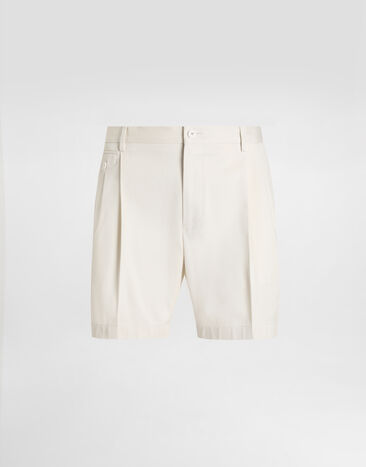 Dolce & Gabbana Fabric bermuda shorts Dolce & Gabbana Fabric bermuda shorts Beige GP1R9TFUFL3