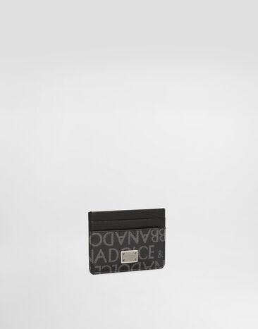 Dolce & Gabbana Coated jacquard card holder Multicolor BP0330AJ705