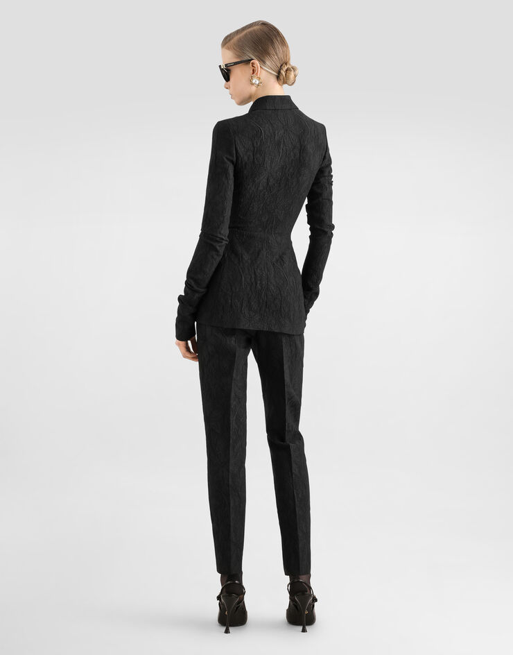 Dolce & Gabbana Brocade trousers Black FTC89TFJCAN