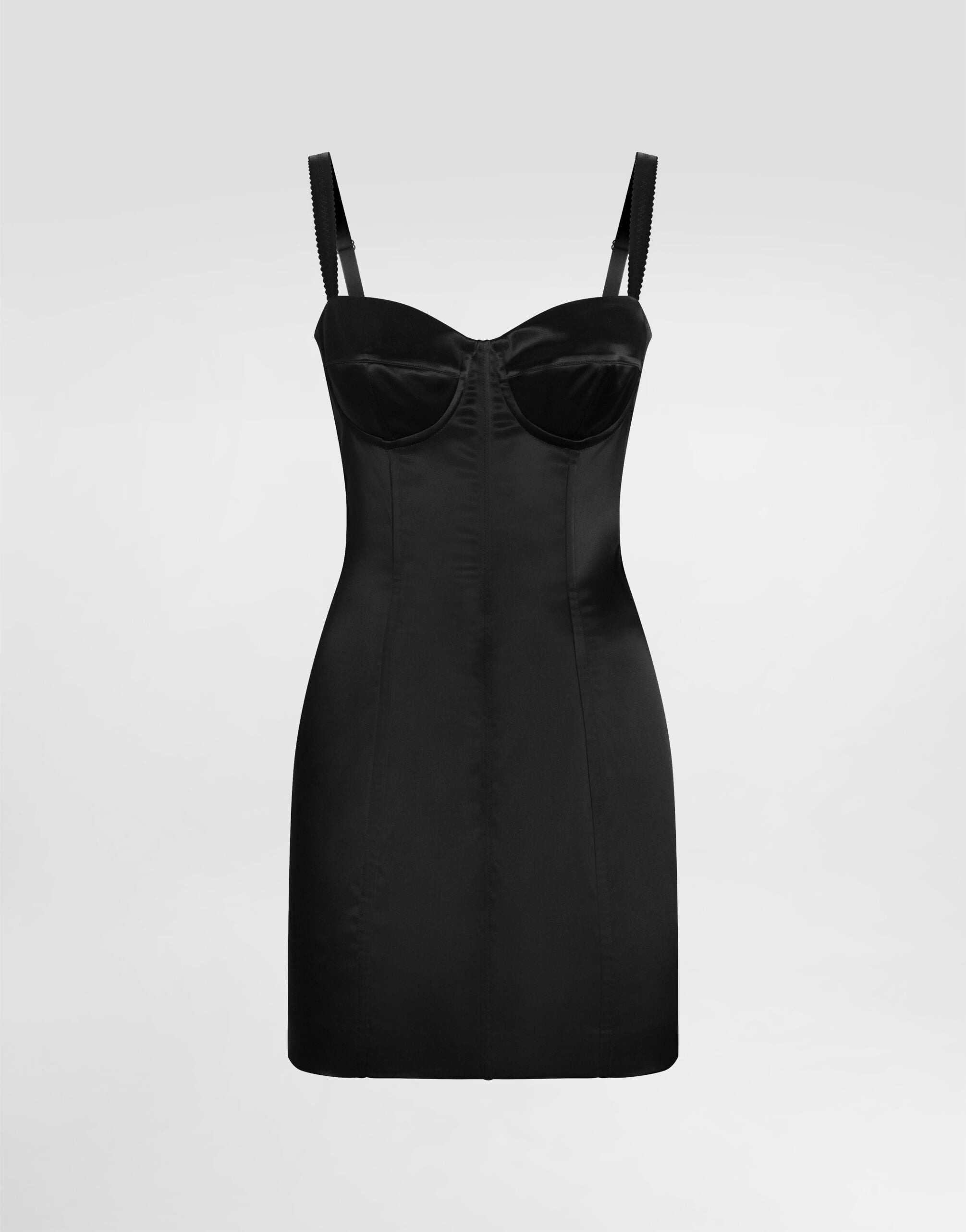 Stretch satin dress