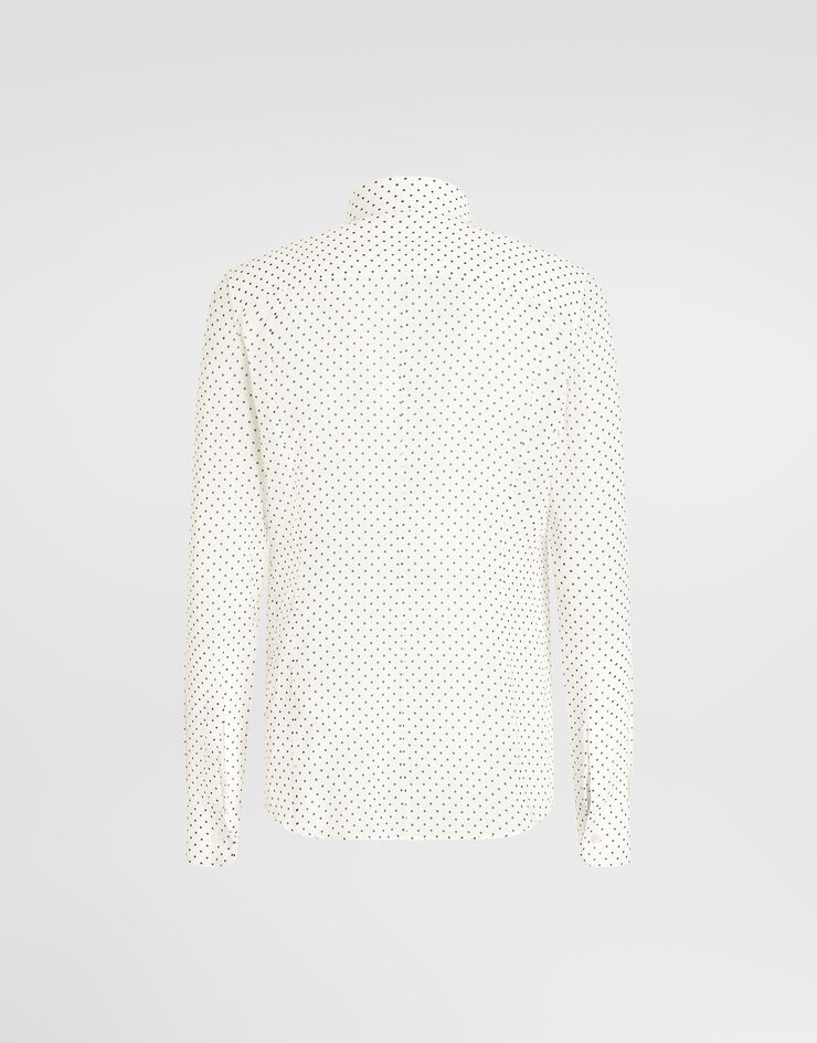 Dolce & Gabbana Sicilia polka dot silk shirt Dolce & Gabbana Sicilia polka dot silk shirt Multicolor G5MT6TGK574