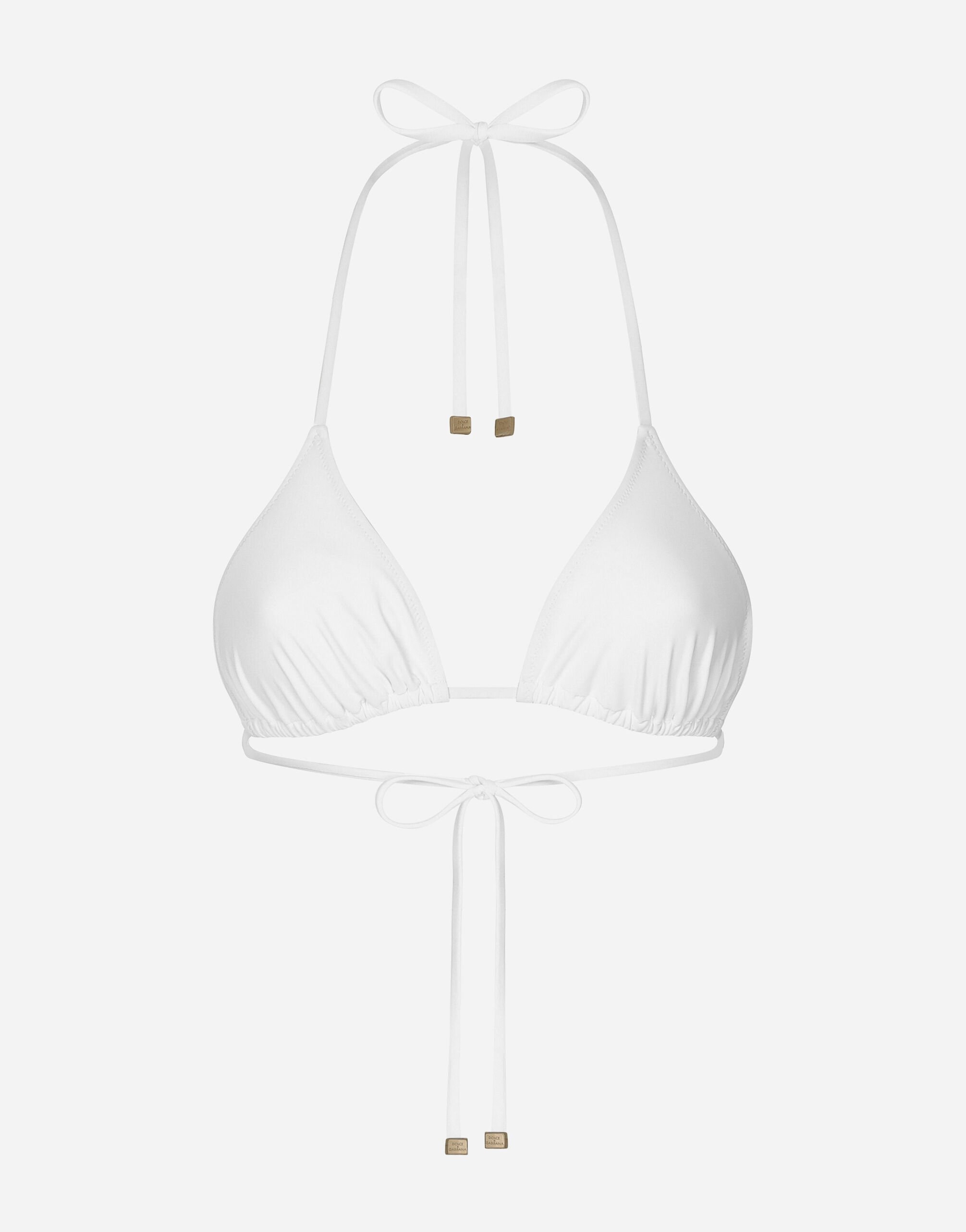 Dolce & Gabbana Sujetador de bikini en triángulo Imprima O8C18JFSG8C