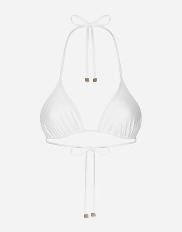 Dolce & Gabbana Triangle bikini top Print O9A13JONO19