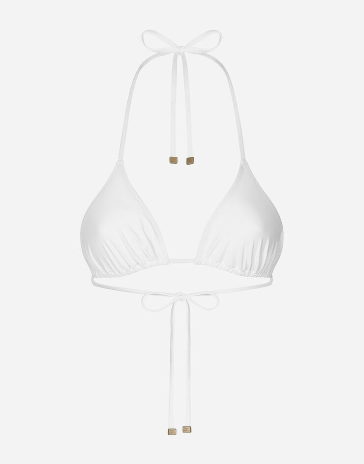 Dolce & Gabbana Reggiseno triangolo da mare Bianco O1A00JONO12