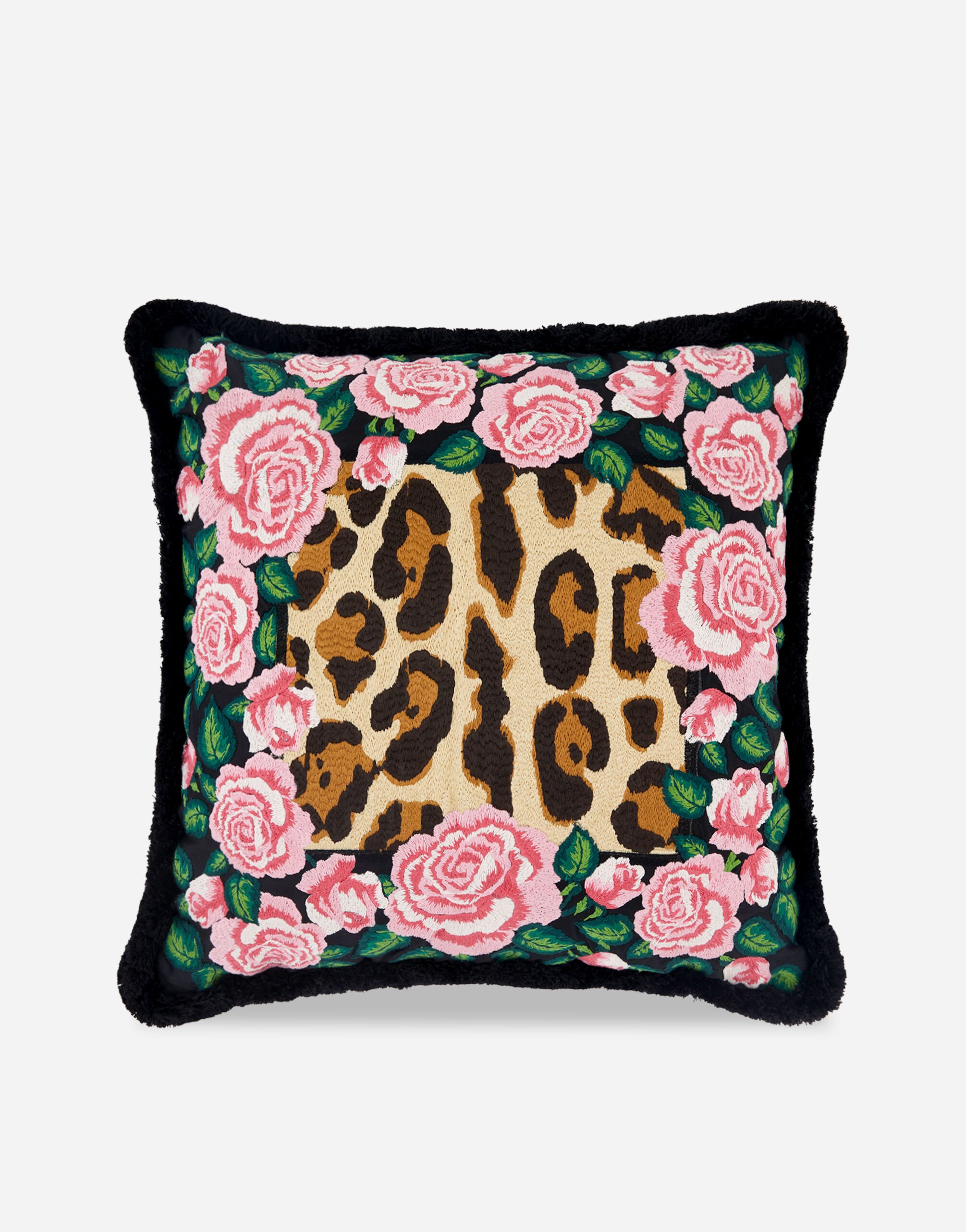 Dolce & Gabbana Embroidered Cushion medium Multicolor TCF009TCAGM