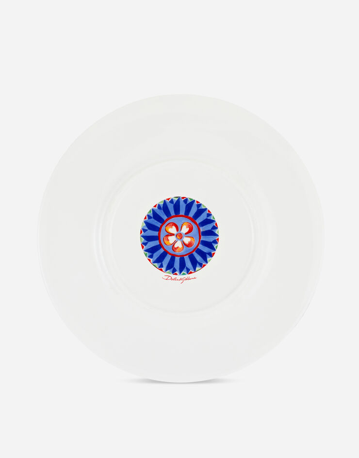Dolce & Gabbana Сервировочная тарелка из тонкого фарфора разноцветный TC0005TCA06