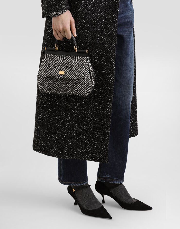 Dolce & Gabbana Sac à main Sicily moyen format en tissu à chevrons Multicolore BB6003BH250