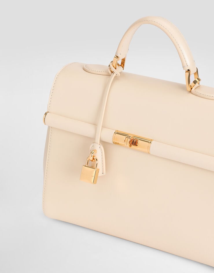 Dolce & Gabbana Marlene handbag in palmellato calfskin Dolce & Gabbana Marlene handbag in palmellato calfskin White BB7932A3G19