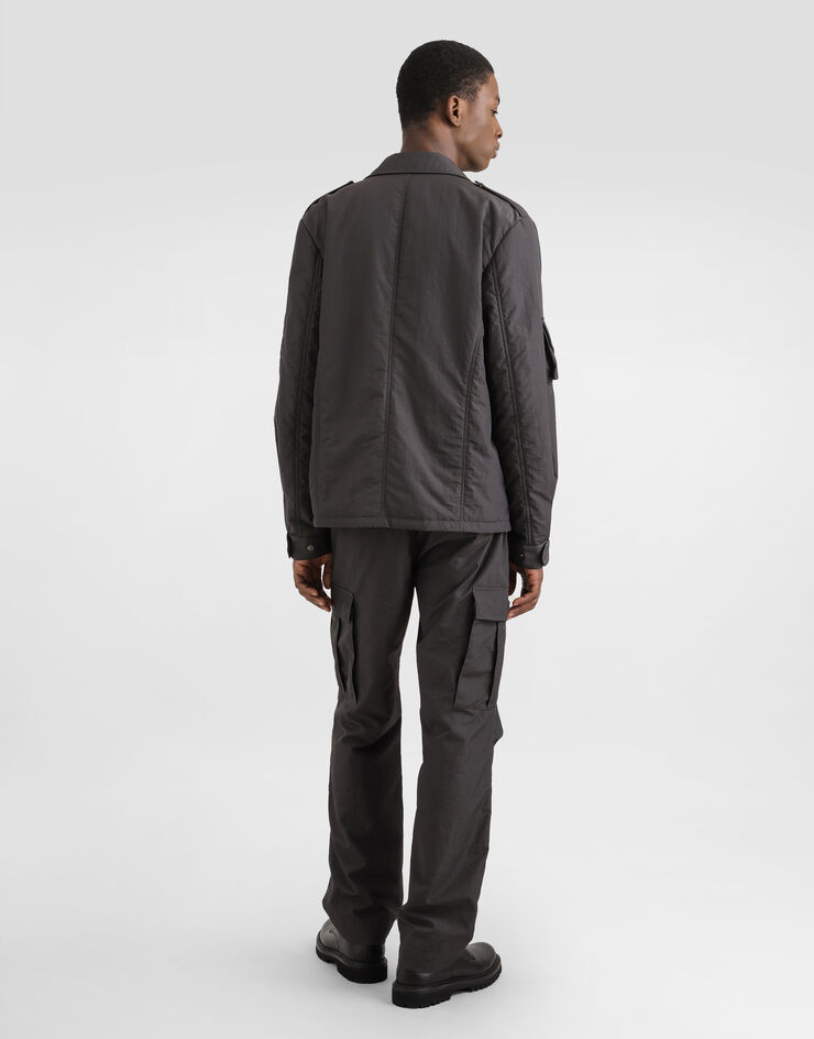 Dolce & Gabbana Technical fabric jacket with tag Grey G9BMITFUS28