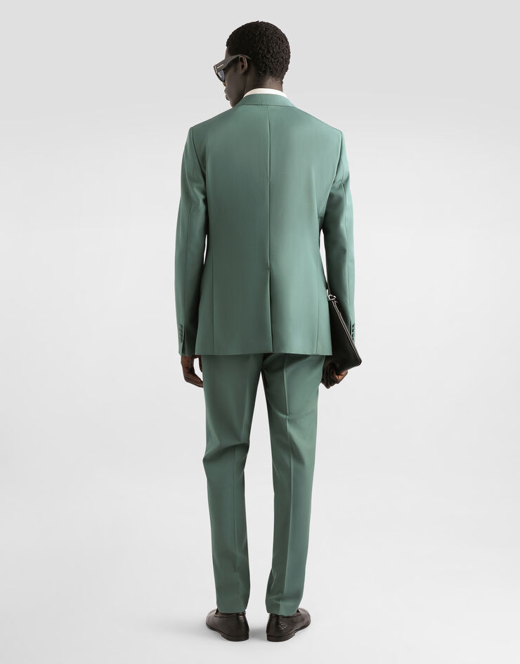 Dolce & Gabbana Wool poplin trousers Green GW13ETHU2BN