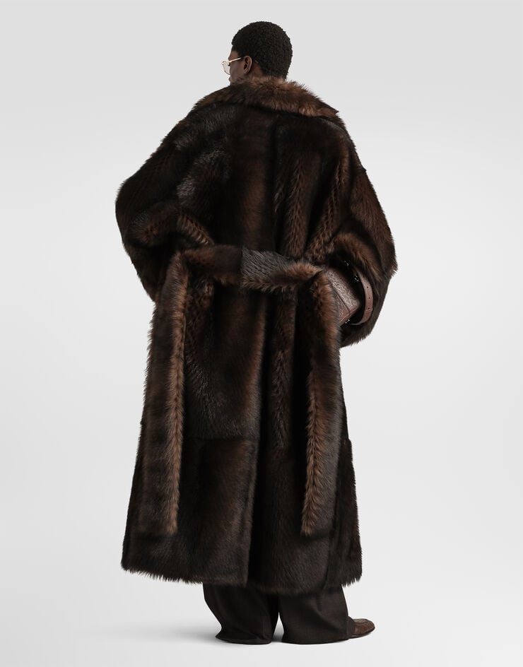 Dolce & Gabbana Single-breasted shearling coat Dolce & Gabbana Single-breasted shearling coat G050SLFUP89