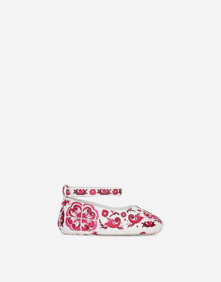 Dolce & Gabbana Printed nappa leather ballet flats Multicolor DK0065AC513