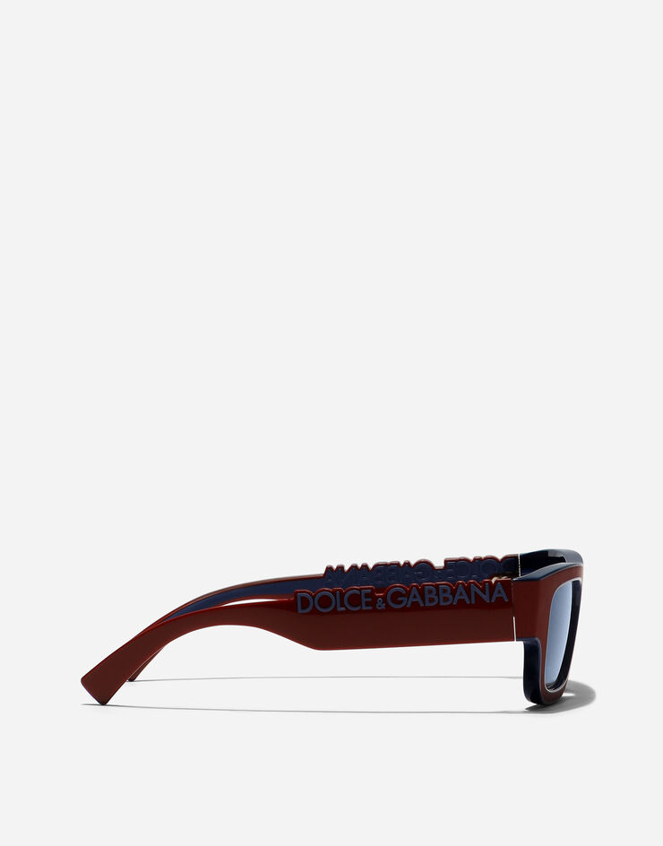 Dolce & Gabbana DG Logo Sunglasses Red/blue VG601FVN680
