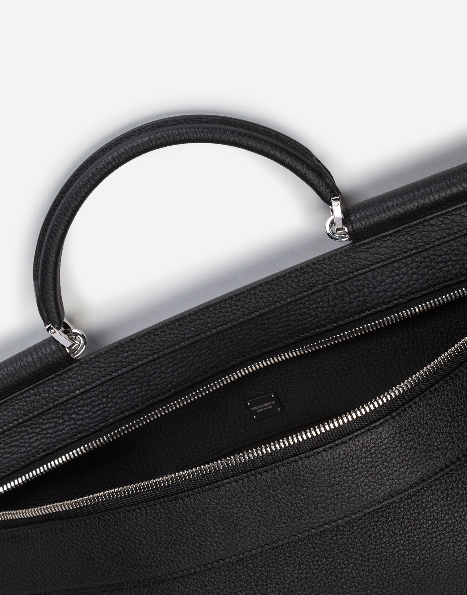 Calfskin Sicily Briefcase - Men's | Dolce&Gabbana