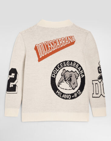 Dolce & Gabbana Jacquard piqu� cardigan  L4KWE3JDVMF