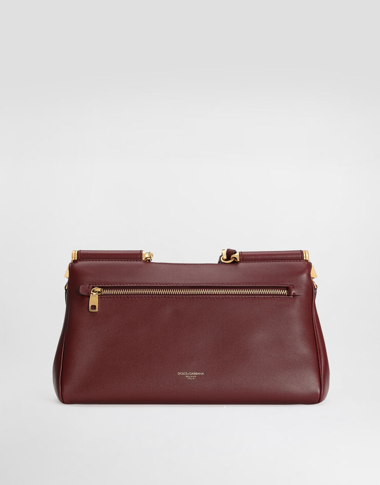 Dolce & Gabbana My Sicily handbag in plongé calfskin Bordeaux BB7782B7321