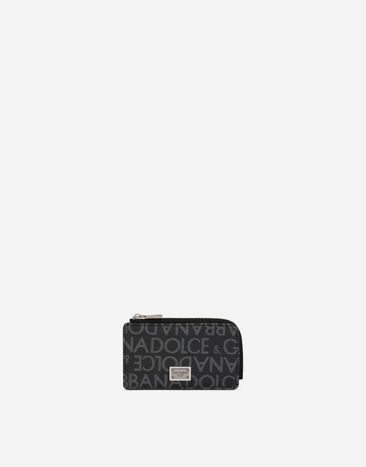Dolce & Gabbana Coated jacquard card holder Multicolor BP3274AJ705