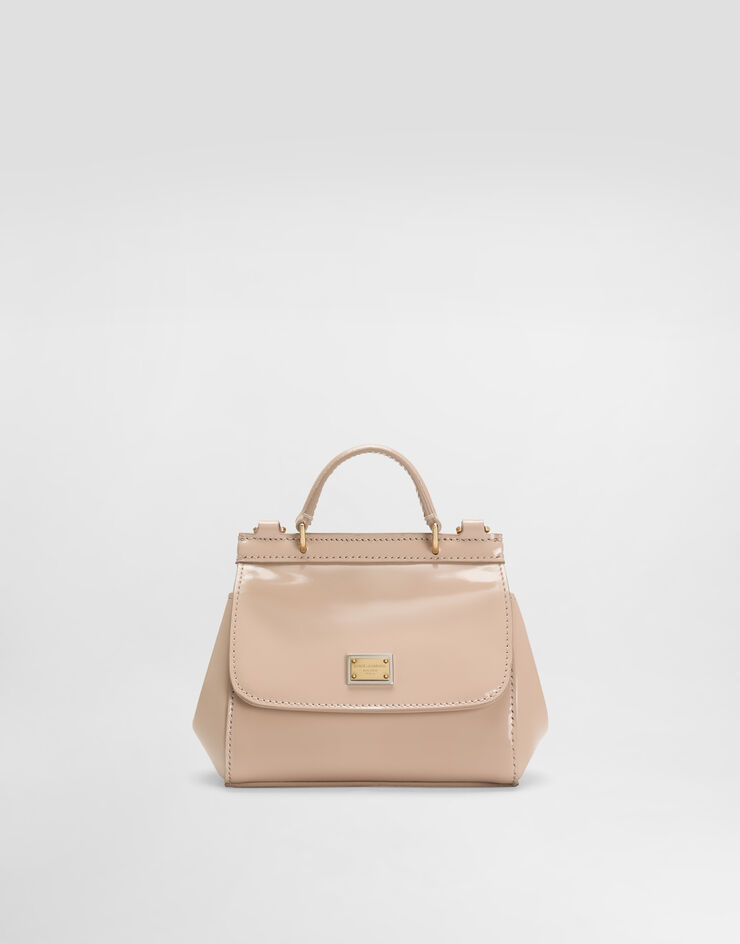 Dolce & Gabbana Patent calfskin mini Sicily bag Pale Pink EB0003A1067