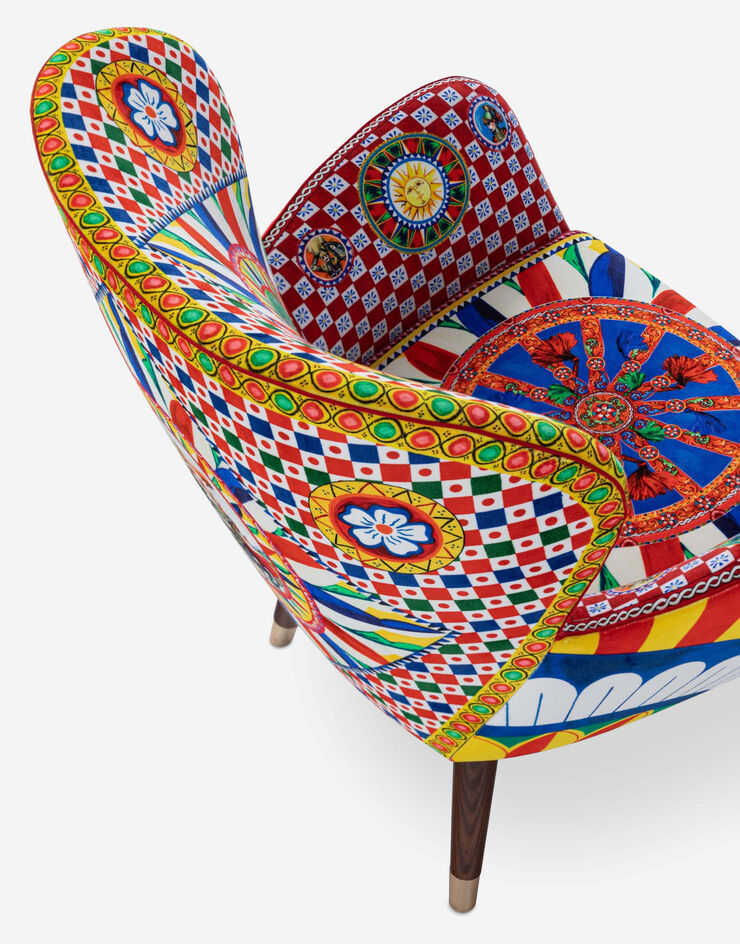 Dolce & Gabbana Giacinto Armchair Multicolor TAE018TEAA1