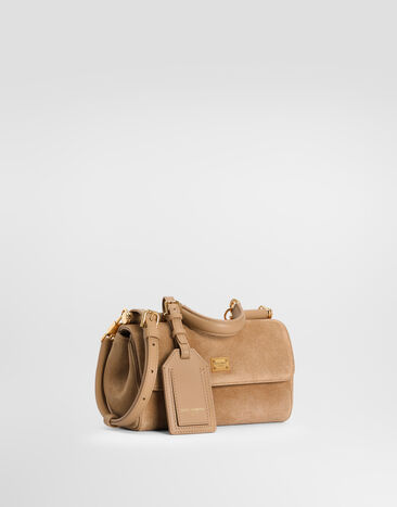 Dolce & Gabbana Mini My Sicily handbag in split leather Dolce & Gabbana Mini My Sicily handbag in split leather Multicolor BB7864BO903