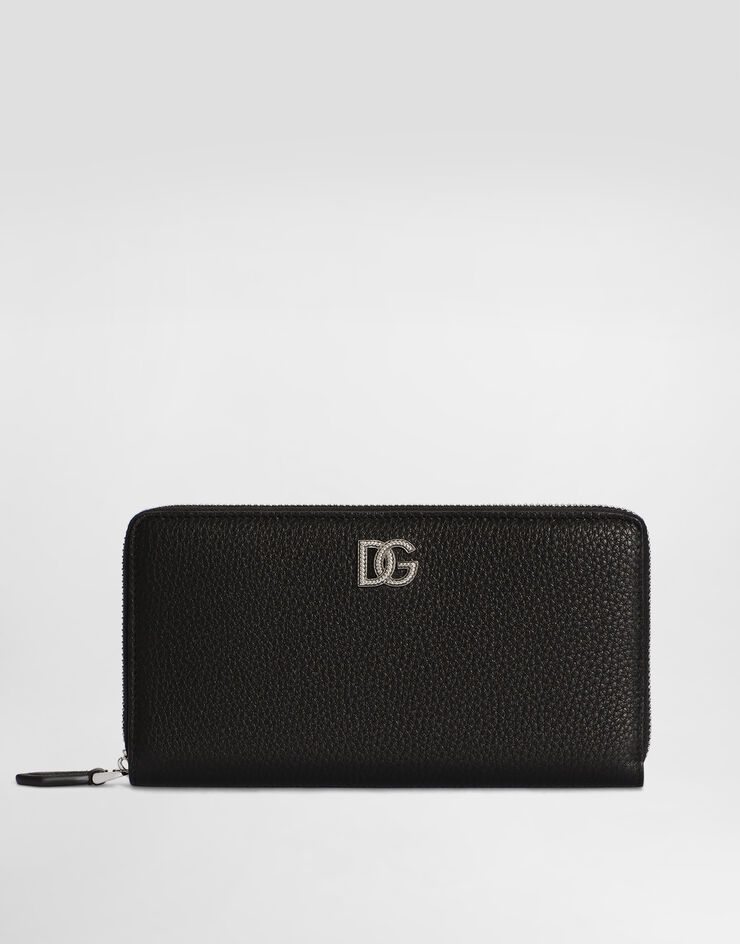 Dolce & Gabbana محفظة من جلد عجل بشعار Black BP1672A0370