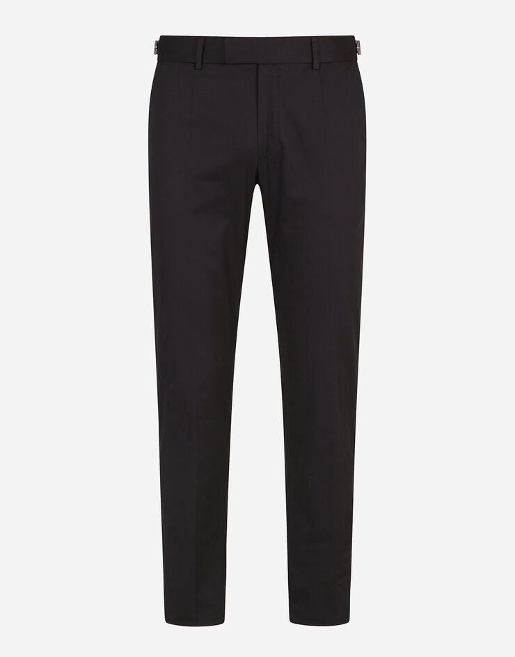 Dolce & Gabbana Stretch cotton pants NEGRO GWQ5ETFUFJR
